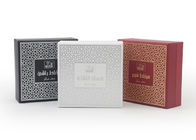 Beautiful Gift Perfume Paper Box Packaging With Hot Stamping , White Black Red