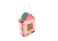 Romantic Paper Gift Packaging Box / Cardboard House Shaped Gift Box
