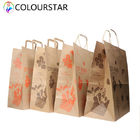 Offset Pantone CMYK Foldable Present Paper Bag 350g With Handles